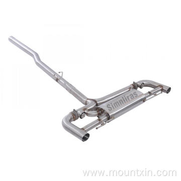 Catback Exhaust Mufler for Mercedes Benz GLC43 exhaust